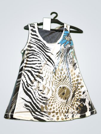 Passport Zebra Print Sleeveless Mini Dress