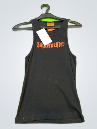 Jägermeister Black Ribbed Tank Top