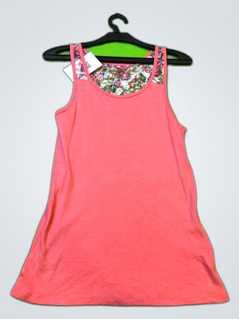 New Look Pink Lace Trim Camisole