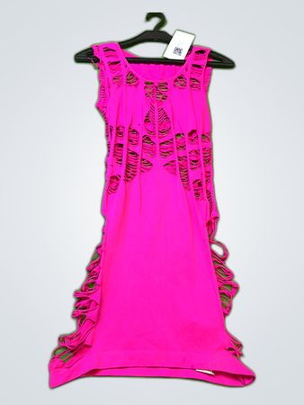 Pink Fringed Top