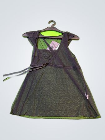 Black Mesh Dress