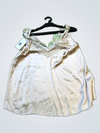 Zara Lace Trim Satin Camisole
