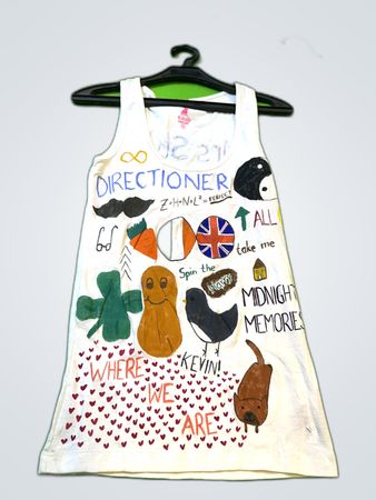 Hand-painted Sleeveless Dress