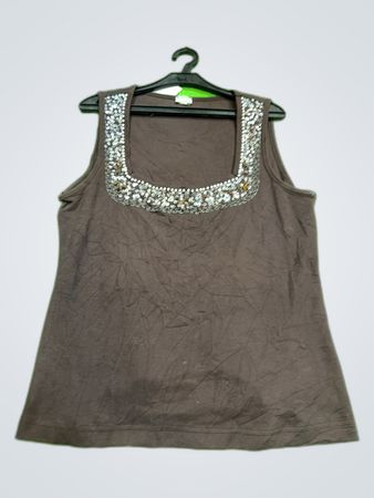 Heine Beaded Sleeveless Top