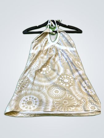 Bershka Printed Halter Mini Dress