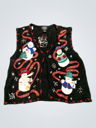 Snowman Holiday Vest