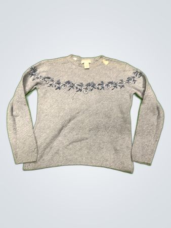 Covingtonton Embroidered Knit Sweater