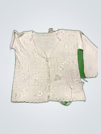 Kathy Lee White Knit Top
