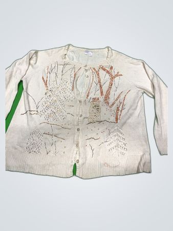 Wish for Joy Embroidered Knit Cardigan