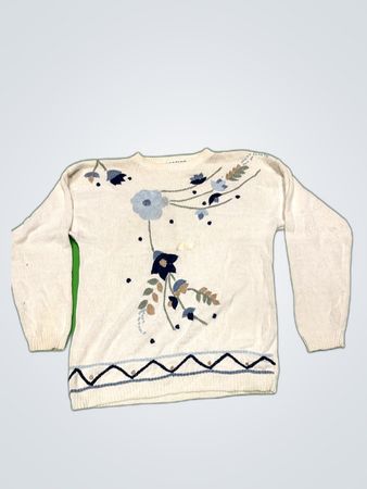Western Connection Embroidered Knit Sweater
