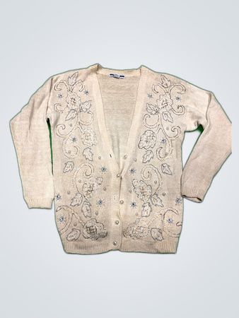 Jennifer Moore Beaded Cardigan