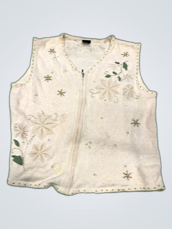 Erika Embroidered Knit Waistcoat
