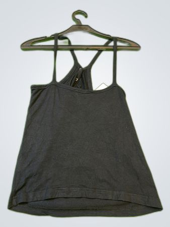 Re-ject Black Basic Tank Top
