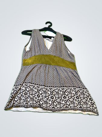 3 Suisses Collection Printed Sleeveless Mini Dress