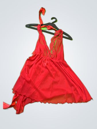 Dreamgirl Red Lace Slip Dress