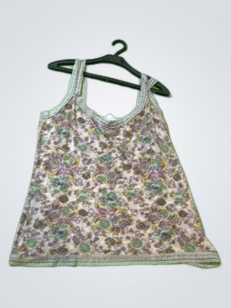 Suede Collection Printed Lace Camisole