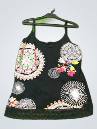 Love Collection Black Mandala Tank Top