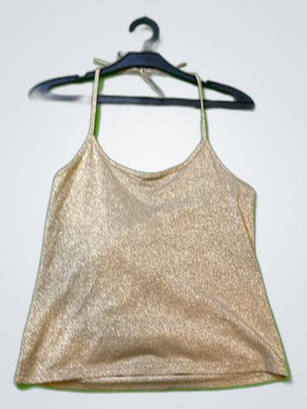 Miss Petal Gold Metallic Camisole