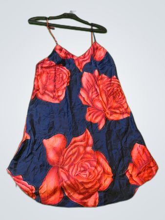 Blouse with Rose Pattern