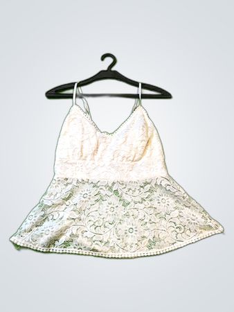 White Lace Camisole Top