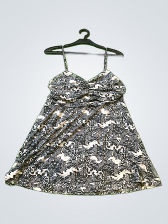 Vero Moda Black and White Paisley Mini Dress