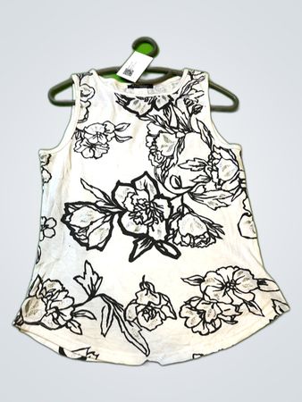 Raspberry Floral Print Tank Top