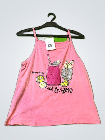 Unbranded Pink Graphic Tank Top