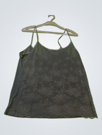 Black Lace Trim Camisole