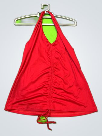 Red Halter Tank Top
