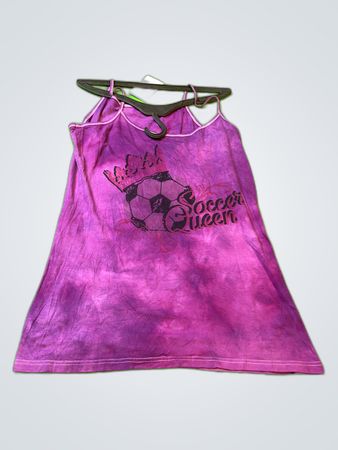 Unbranded Graphic Soccer Queen Tank Top