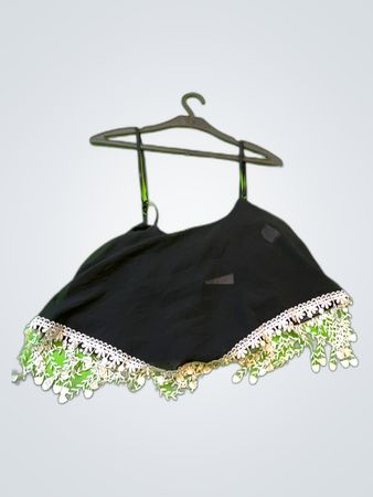 Black Lace Trim Camisole