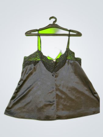Black Lace Trim Camisole