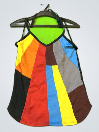 Divided Color Block Cami Top