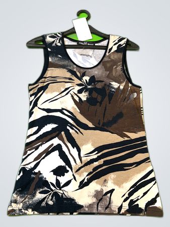 Julia Rossi Printed Sleeveless Tank Top