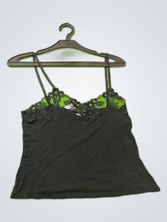 Black Lace Trim Camisole