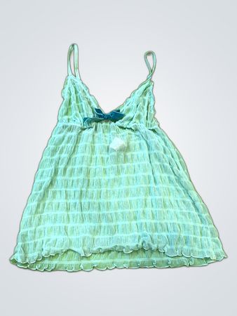 Unbranded Light Blue Lace Slip Dress