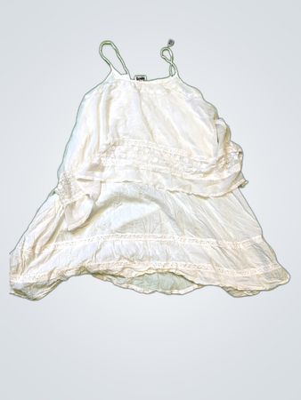 B&B White Lace Trim Camisole