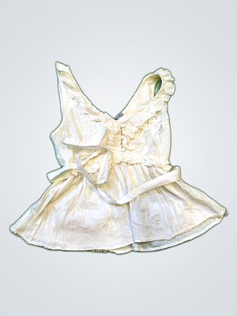 Motel Lace Ruffle Blouse