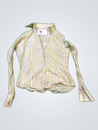 Massimo Dutti Striped Button-Up Shirt