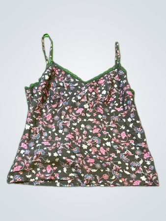 La Redoute Lace Trim Floral Camisole