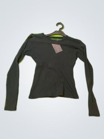 Zara Black Long-Sleeve Knit Sweater