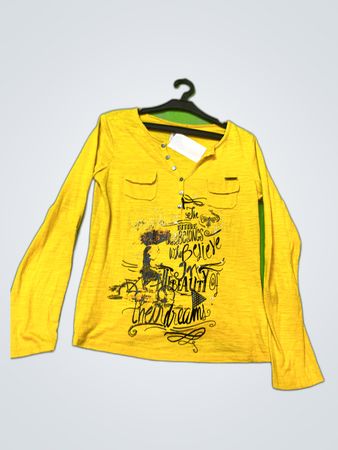 Yellow Long Sleeve Shirt