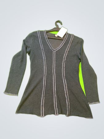 Morgan Paris V-Neck Knit Sweater