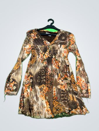 Unbranded Silk Printed Maxi Dress