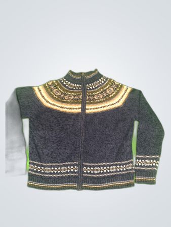 Heirloom Collection Zip-Up Knit Sweater