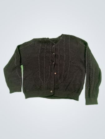Black Knit Cardigan