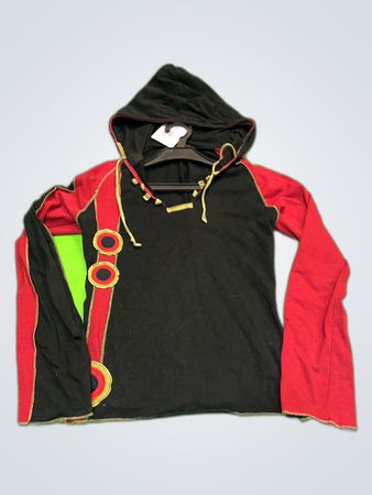 Unbranded Black and Red Hoodie