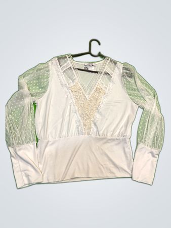 Morgan Sheer Lace Blouse