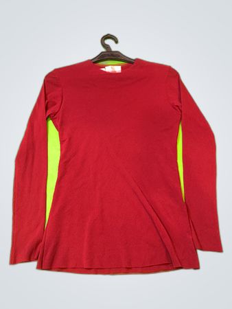 Peut-être by Vivanta Red Long Sleeve Sweater