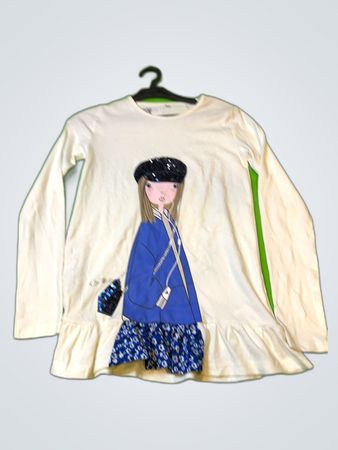 Unbranded Long Sleeve Graphic T-Shirt Kids